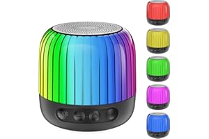 Luce Notturna Altoparlante Bluetooth, layajia Lampada da Comodino a LED Multicolore, Microfono Incorporato, Migliori Regali per Ragazze Ragazzi Adolescenti Donne Uomini Amici Natale