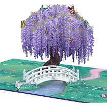 Pop-Up Geburtstagskarte 'Baum Des Herzens' – 3D-Effekt, Handgefertigt, 15,2x20,3 Cm