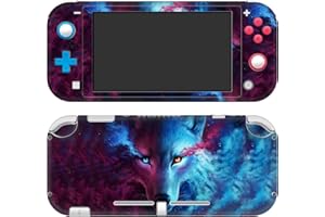Head Case Designs sous Licence Officielle Jonas JoJoesArt Jödicke Galaxie du Loup Mix Art Vinyle Autocollant De Jeu Peau Autocollant Couverture Compatible avec Nintendo Switch Lite