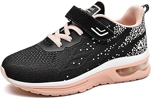 GOOBON Air Running Shoes Kids Running Shoes Lightweight Breathable Athletic Sport Fitness Tennis Sneaker 28-34 EU