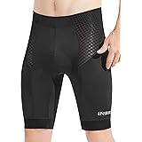 INBIKE Pantaloncini da Ciclismo Traspirante 3D Imbottitura Antibatterica Elastico Intimo per MTB Uomo SA004