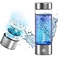 Hydrogen Water Bottle, 420ml Hydrogen Water Generator, adopts SPE and PEM Technology, Quickly Generate a Cup of Hydrogen-Rich Water in Three Minutes, for Office, Sports Hobbies, Travel and Gifts