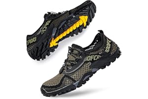 DimaiGlobal Herren Sportsandale Sommer Hiking Sandale Trekking Wanderschuhe Atmung Mesh Schuhe Draussen rutschfest Wanderstiefel