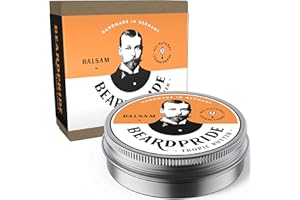 ‎BEARDPRIDE BEARDPRIDE Bartbalsam Männer - Das Original Bart Balsam aus dem Barbershop - Unser Beard Balm basiert auf natürliche Sheabutter und wertvollen Ölen - Bartbalm - Geschenk für Männer (28g, TropicButter)
