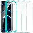 ESR for iPhone 12 Pro Max Screen Protector, Tempered-Glass with Easy Installation Frame compatible with iPhone 12 Pro Max, Sc