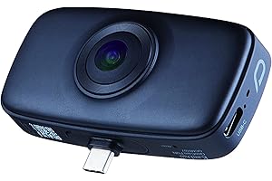 Kandao QooCam FUN Black/White/Blue [USB-C], a kind of 360 camera live stream on social media smartphone camera with 4K capture vlog and auto editing on smartphone apps.