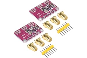 ALMOCN 2pcs CJMCU-5351 Si5351A Si5351 Clock Generator Breakout Board Signal Generator I2C 25 MHz Controller-Taktgenerator-Breakout-Board 8 kHz bis 160 MHz 3-5 VDC für Arduino