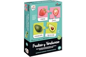 DISET Uczę się - Owoce i warzywa - Gra edukacyjna dla dzieci - Od 3 lat