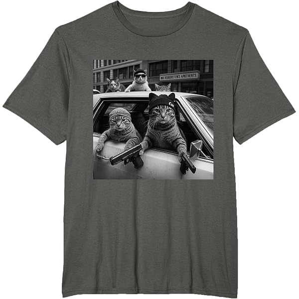 Gang De Chat Drôle Vintage Sweat à Capuche