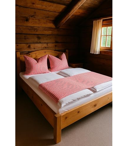 Copripiumino Matrimoniale Biancheria Da Letto A Strisce Textildepot24 100 Cotone Chiusura A Busta - 14
