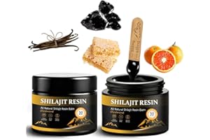 WIGTHVOY Reines Shilajit Himalaya Harz, Goldsiegel reines Shilajit, angereichert mit Fulvosäure, essentiellen Mineralien und 85+ Spurenelementen zur Steigerung von Energie und Immunität (2 pack)