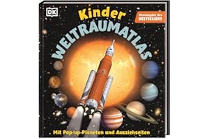 Kinder-Weltraumatlas: Mit spektakulärem Planeten-Pop-up, Ausziehtafeln und Quizfragen. Für Kinder ab 6 Jahren
