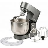 G3 Ferrari G20164 8 L 1800 W Double Hook Kneader Mixer | 8 L stainless steel bowl with handles, 8 speeds + Pulse and 3 access