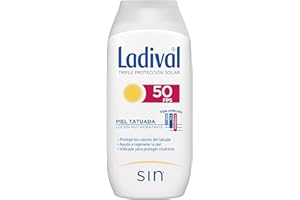 Ladival Protector Solar FPS 50 en Crema para Tatuajes -Ml, Blanco, 200 Mililitros