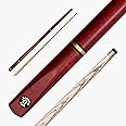 Jonny 8 Ball COMBI Adjustable 5 Piece Ash Snooker Pool Cue - 9mm Tip Elk Master (Burgundy)
