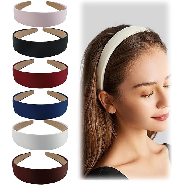 Haarreifen Damen Breit – 4 Stück, 2,5 Cm Breit, Elastisch, Rutschfest, Für Alltag, Büro & Partys