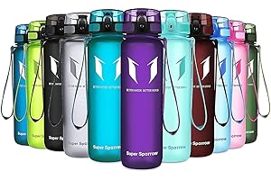 Super Sparrow Bouteille d'eau - Gourde - 350ml/500ml/750ml/1000ml - sans BPA - Convient pour Le Sport, la randonnée, l'école, Le Bureau, en Plein air