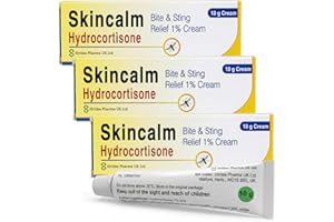 3 x Skincalm 10g Bite and Sting Relief 1% Cream