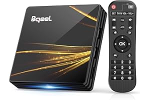 Bqeel Android 10.0 TV Box R2 PLUS 4GB +64GB CPU RK3318 64bit Dual WIFI 2.4/5G + 100M LAN TV box android H.265 3D 4K UHD Smart TV box