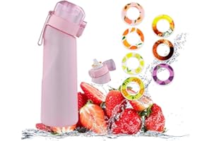 KOBONA Air Gourde Ups,Gourde Sport 650ML Starter up Set Bouteilles de sport sans BPA avec de 7 Flavor Pods Bouteille d'eau Parfumée 0 sucre 0 calorie Tasse d'eau