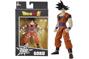 Dragon Ball Super Bandai Goku – Action figure snodabile Dragon Stars 17 cm – Goku con accessori – Licenza ufficiale Dragon Ball – Giocattolo per bambini dai 4 anni in su – 36774