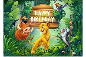 simyron The Lion King Suspendus Tissu Fond, Anime The Lion King Arrière-Plans Photographiques, Fournitures de Décoration, Photographie Fond Photos Bannière Décor Booth Prop, 150 * 100cm