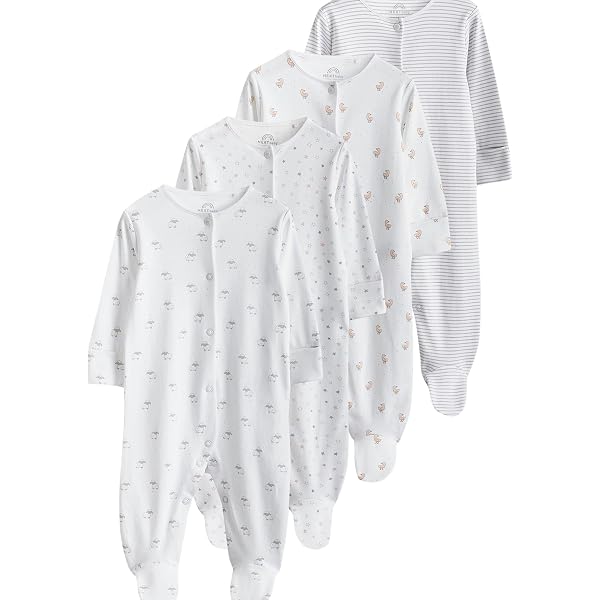 Baby Nachtkleidung NEXT 7er-Pack Baby Schlafanzüge - Zeitlose