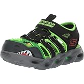Skechers THERMO-SPLASH - HYDRO-FLARE Boys Gs Siyah Işıklı Sandalet Y&uuml;r&uuml;y&uuml;ş AyakkabısıErkek &Ccedil;ocuk