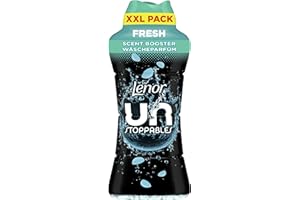 LENOR Unstoppables Perlas de Perfume para la Ropa, 61 Lavados (735g), Suavizante con Fragancia Fresca, Potenciador de Frescor