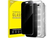 JETech Privacy Screen Protector for iPhone 18 Pro Max, 2-Pack | Anti-Spy, 9H+ Tempered Glass, Easy Installation, Scratch Resistant, Anti-Fingerprint