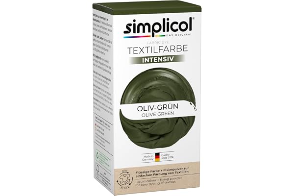 simplicol 1814 Teinture Textile Intense Vert Olive