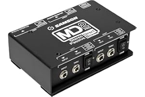 Samson S-Max MD2Pro - Stereo Passive Direct Box