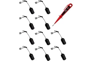 H + H Werkzeug Set di 10 portalampada E27 + 1 tester di tensione/tester di fase 45300 VDE (portalampada, portalampada da ristrutturazione)