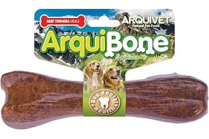 Arquivet Arquibone Bœuf 12,5 cm - 95 g - Grand os pour Chien - Snack Naturel pour Chiens - os à mâcher - Aliment complémentaire pour Chiens