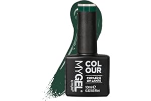 MYLEE Esmalte de Uñas en Gel Semipermanente 10 ml [Green Velvet ] UV/LED Nail Art Manicure Pedicure para Uso Profesional y Doméstico - Larga Duración y Fácil de Aplicar