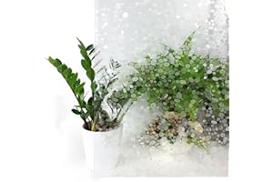 DecoMeister Lámina Adhesiva para Ventanas Vinilo Autoadhesivo Sin Pegamento para Cristales Película Estática para Cocina Papel Decorativo para Mampara Proteccion de Privacidad En Rollo 67,5 x 150 cm