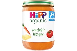 HiPP Organic Vegetable Lasagne Baby Food Jar 7+ Months 190g (Pack of 6)