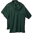 Hanes Men's Short-Sleeve Jersey Pocket Polo (Pack of 2)