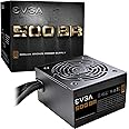 EVGA 500 BR, 80+ BRONZE 500W, 3 Ans de Garantie, Alimentation PC 100-BR-0500-K2