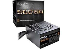 EVGA 500 BR, 80+ BRONZE 500W, Fuente de Alimentación 100-BR-0500-K2