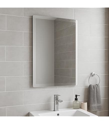 IKEA KRABB Lot De 4 Miroirs 44 X 40 Cm – Accrochage Libre, Déco Murale Polyvalente