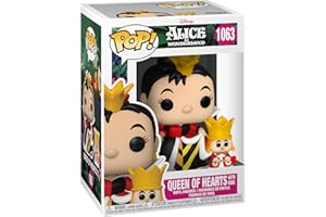 Funko Pop! and Buddy Disney: Alice 70th– Queen of Hearts with King - Alice in Wonderland - Figurine en Vinyle à Collectionner - Idée de Cadeau - Produits Officiels - Movies Fans