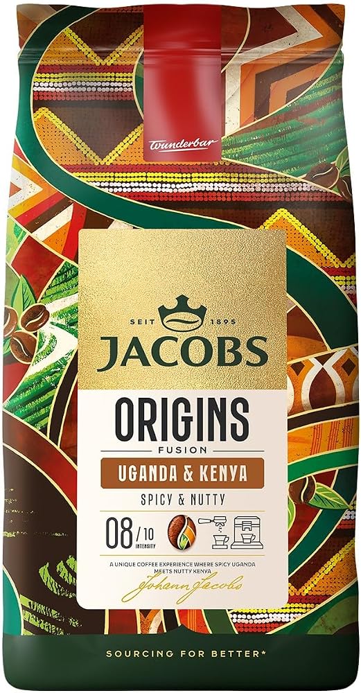 Jacobs Origins Uganda&Kenya Çekirdek Kahve 1 Kilogram