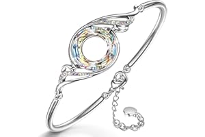 Kate Lynn Mother's Day Gifts for Women Bracelet Crystal Bangle Bracelets for Mum Her Women Sister Wife Girlfriend Birthday Gifts Ladies Personalised Jewellery Box Packaging