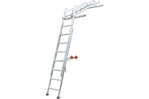 TOPTOWER Professional Conservatory Access Ladder - Eaves 2.2 m to 3.1 m