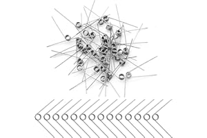 EATAKWARD 40 PCS Stainless Steel Small Torsion Spring, 0.5 Wire Diameter Outside Diameter 4.5mm Tiny Torsional Spring, Mechanical Small Torsion Spring 120° Deflection for Repair Woodworking DIY