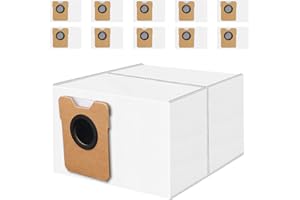 VIEWALL 10 Pack Dust Bags Compatible with eufy Omni C20,C10 Robot Vacuum Cleaner, 4-Layer Replacement Disposable C20 Dust Bags