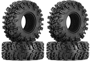 INJORA 1.0 Reifen - S5 Swamp Claw Mud Terrain Reifen für TRX4M AX24 SCX24 FCX24 1/18 1/24 RC Crawler Auto, 56 * 23mm, T1021