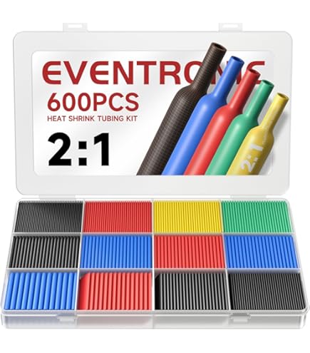 Gaine Thermo-rétractable Rouge - 5 Mètres - Diamètre 3 Mm - Parfaite Pour L'isolation électrique Ou La Protection De Câbles