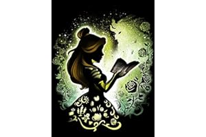 Youtheart Diamond Painting Beauty Diamond Art Belle, 5D Full Drill Cross Stitch Embroidery Kits, DIY Wall Décor